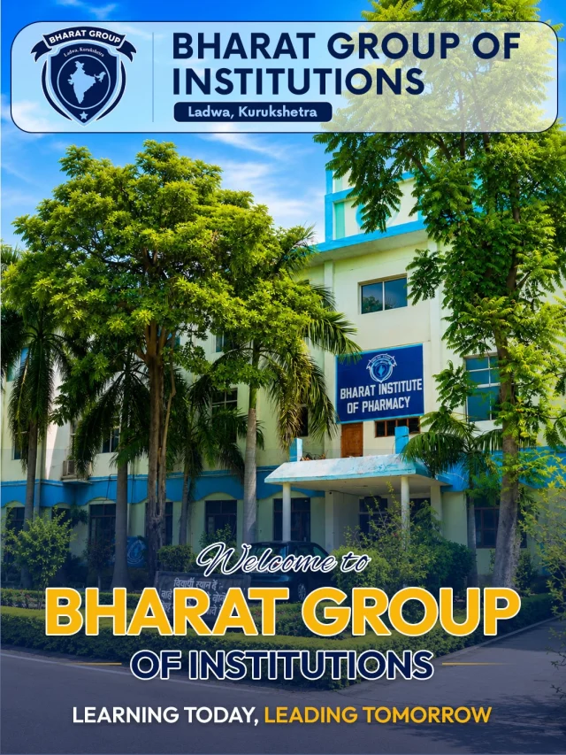 Welcome to Bharat Group of Institutions, Ladwa!
Where learning goes beyond textbooks and students are prepared for successful careers through quality education, practical training, and expert guidance.

From modern laboratories to experienced faculty, we provide the right environment to help you achieve your academic and professional goals.
Learn. Grow. Succeed.

📞 Admissions Open! Contact us today and take the first step toward a brighter future.
.
.
.
.
.
.
#pharmacy #college #education #ladwa #futurestartshere