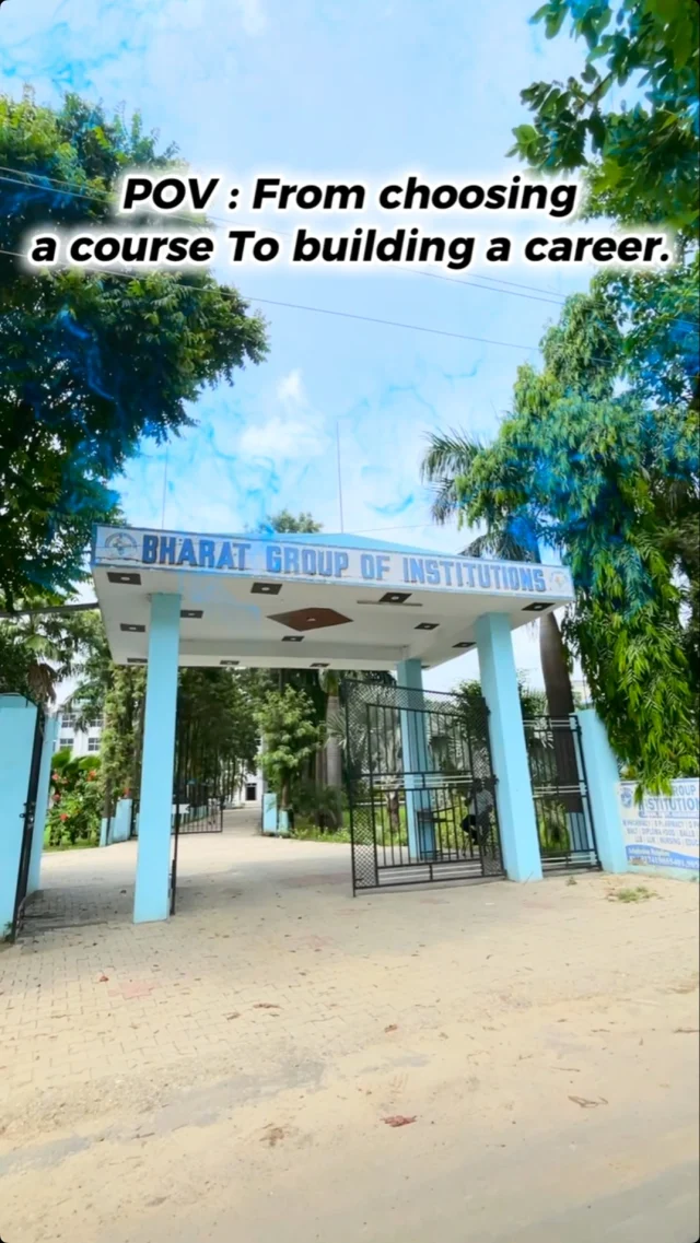 Course sirf ek choice nahi, career ki first step hoti hai!
Bharat Institute of Pharmacy mein learning ke saath milta hai practical exposure, professional environment aur apne future ko shape karne ka opportunity. 
Choose the course. Build the skills. Create your career.

📲 Admissions open — aaj hi enquiry karein aur apne career journey ki शुरुआत karein!
.
.
.
.
#college #careerbuilding #pharmacyeducation #llb #careeropportunities 
StudentLife CareerGoals